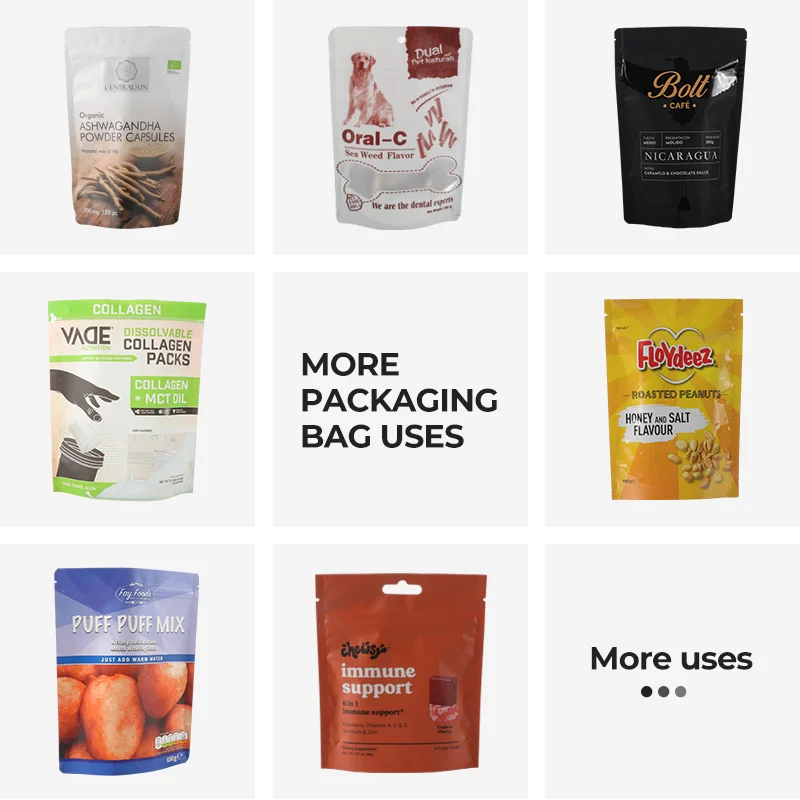 2025customized.Custom Biodegradable Compostable Stand Up Bag Powder Snacks Matte Proof Food Grade Storage Packaging 250