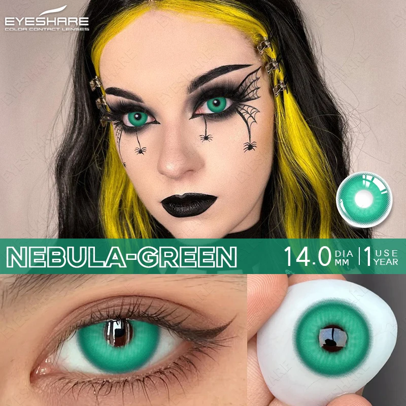 Color Lens Eyes EYESHARE Contact Lenses Cosmetics Anime Accessories Year Colored Contacts 2pcs Eye Contacts Color Contact Lenses