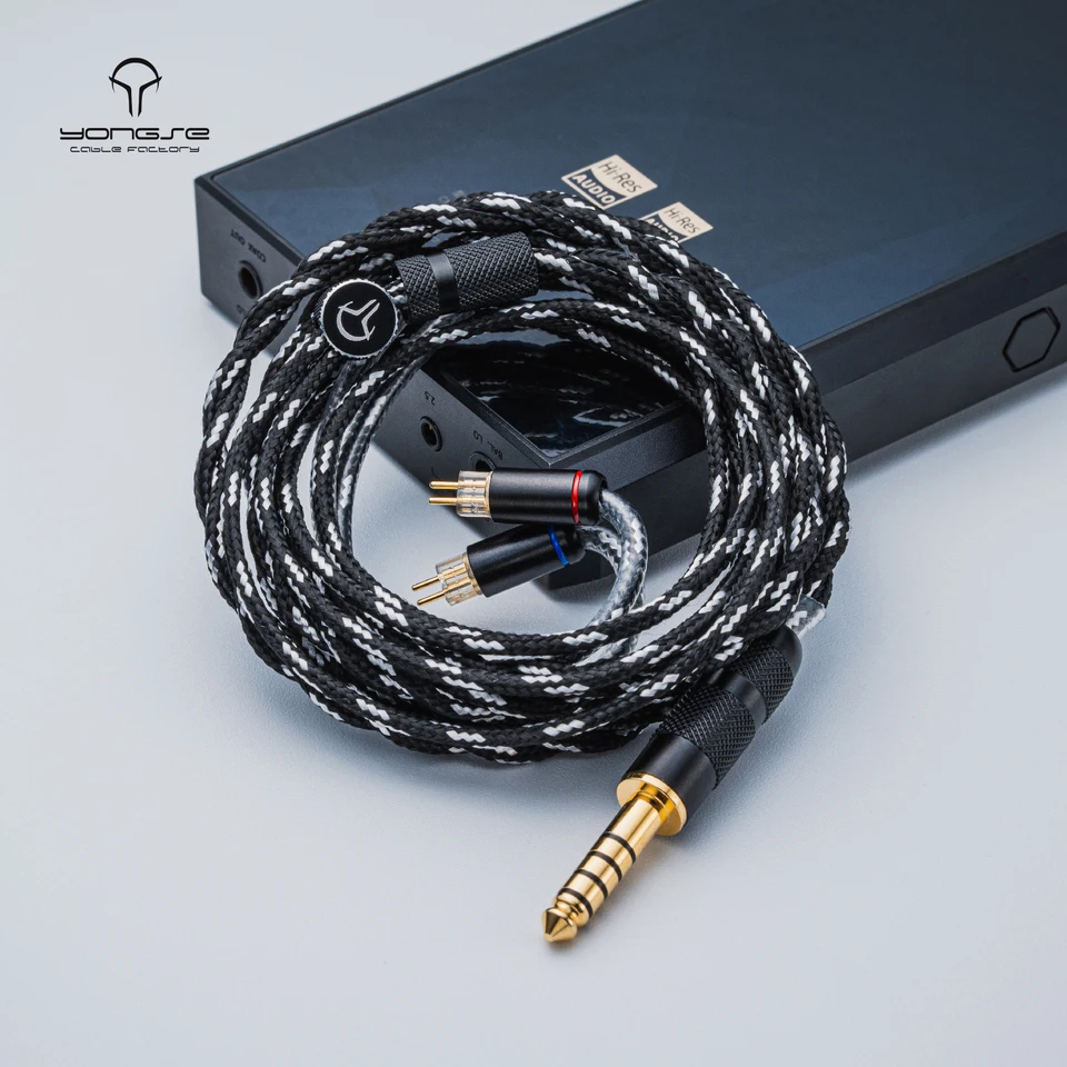 Yongse Piano 6N 単結晶銅アップグレードイヤホンケーブル IEMS