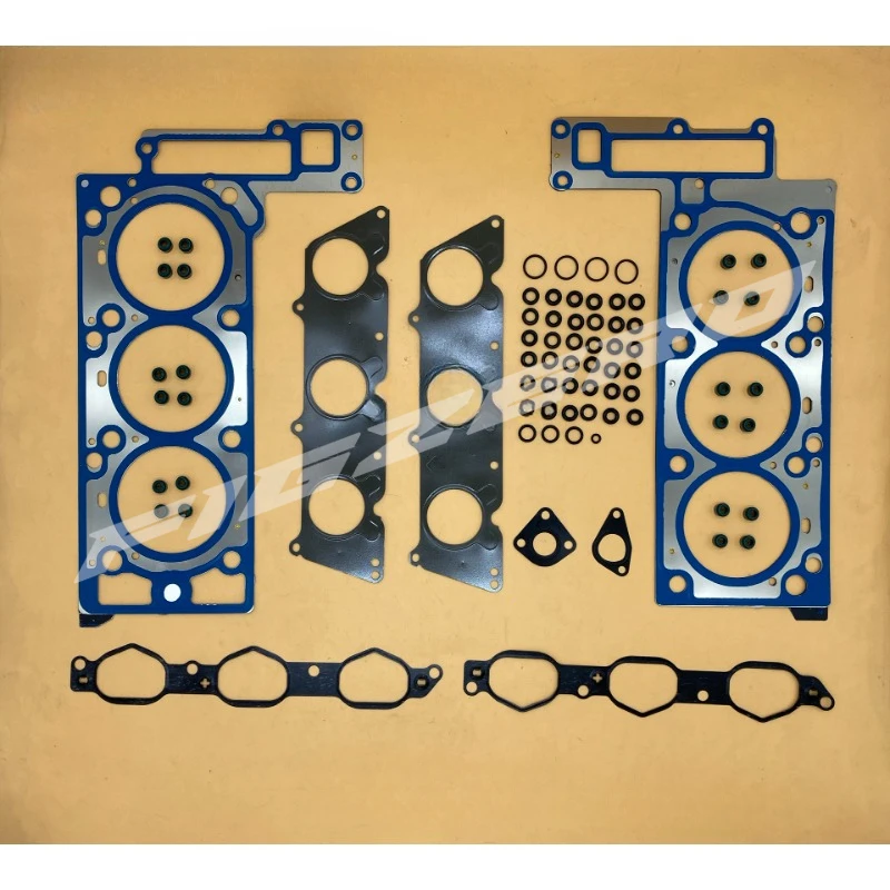 Figzero Upper Lower Auto Engine Valve Cover Gasket Kit For Mercedes Benz M272 2.5L 3.0L 3.5L