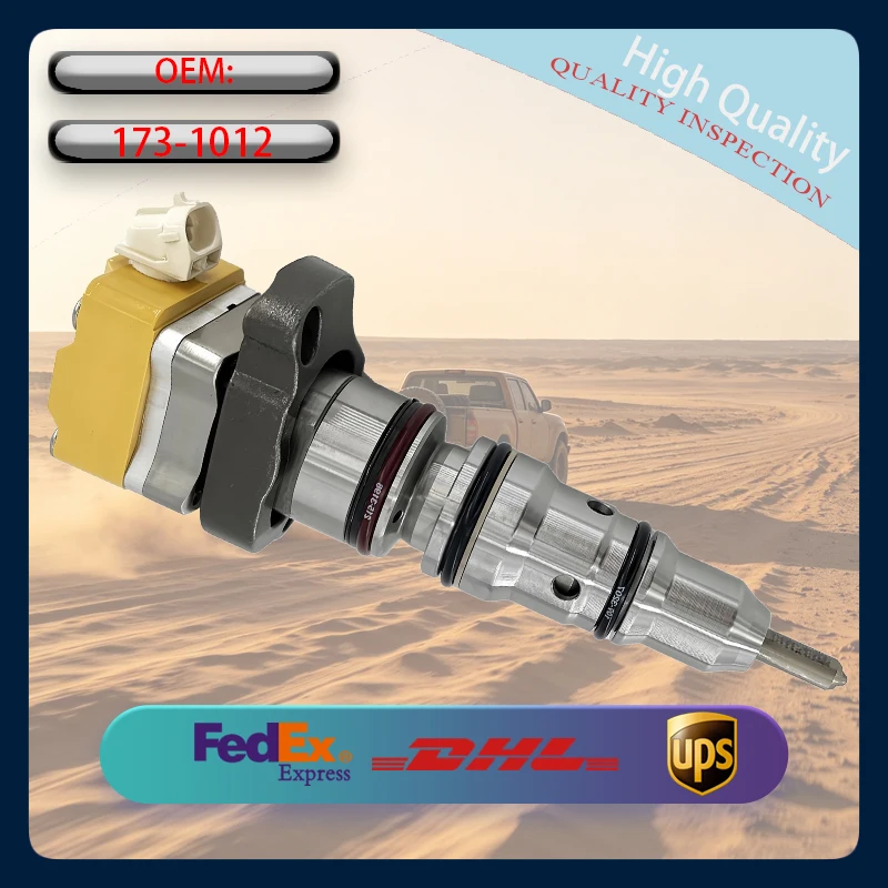 OE 173-1012 Diesel Fuel Injector Replacement Parts For 3126 3126B Engine Excavator Heavy Construction Machinery