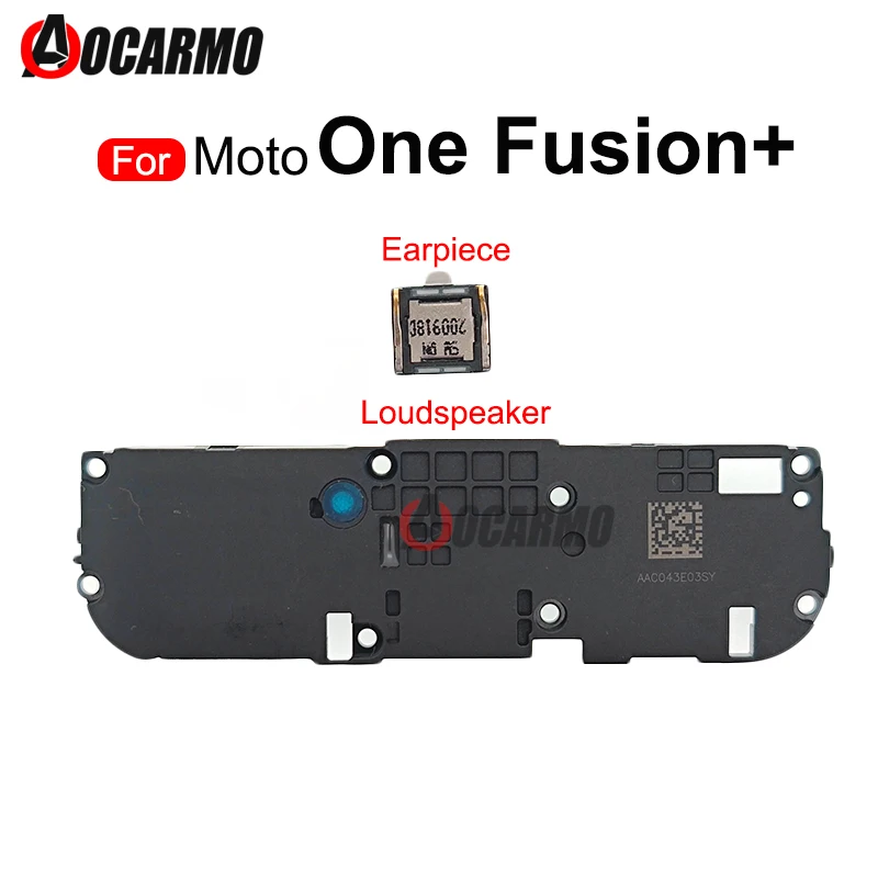 Aocarmo Bottom Loud Speaker Loudspeaker Buzzer And Earpiece Ringer For Motorola Moto One Fusion Plus Repair Parts