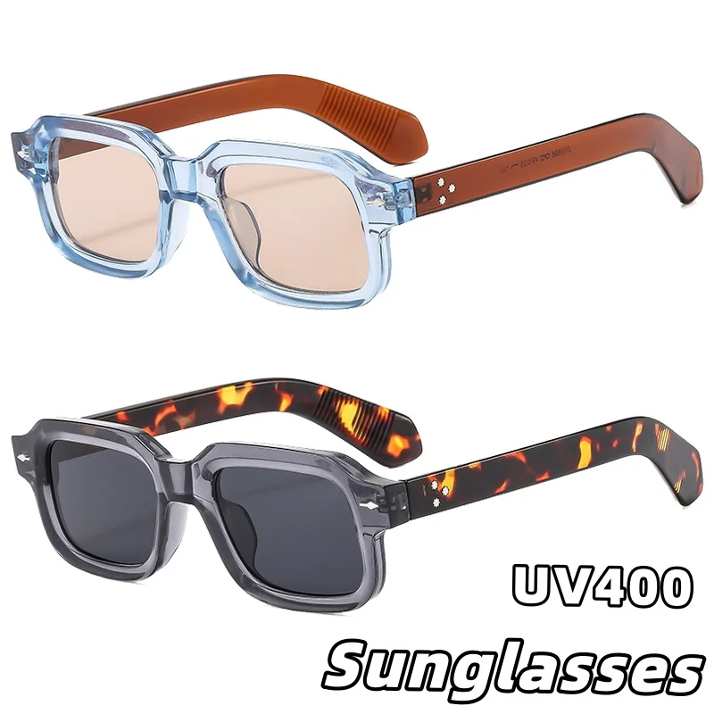 

2025 New Retro Street Style Sunglasses with Sophisticated Appeal Fashion Square-Frame Arrow Sunglasses Classic Driving Shades