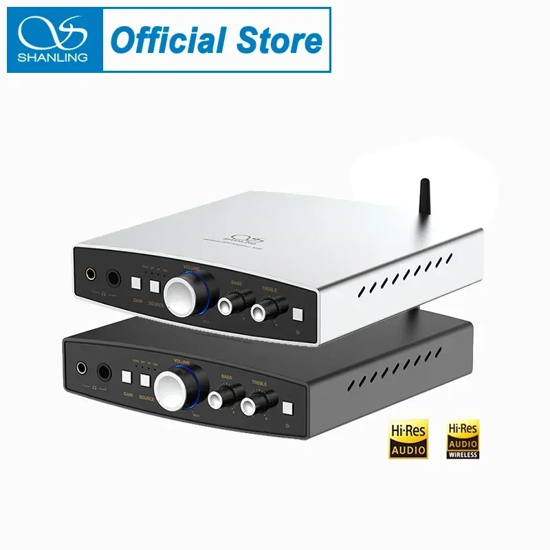 SHANLING EH2 24-bit Architecture R2R DAC AMP Desktop Decoder Headphone Amplifier Bluetooth 5.2 LDAC Hi-Res Audio PCM768 DSD512