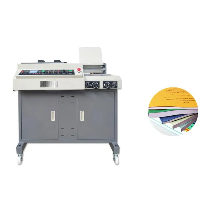 Professional Glue Binding Machine For Books/ Hot Melt Glue Book Hardcover Binder Book Binding Machine