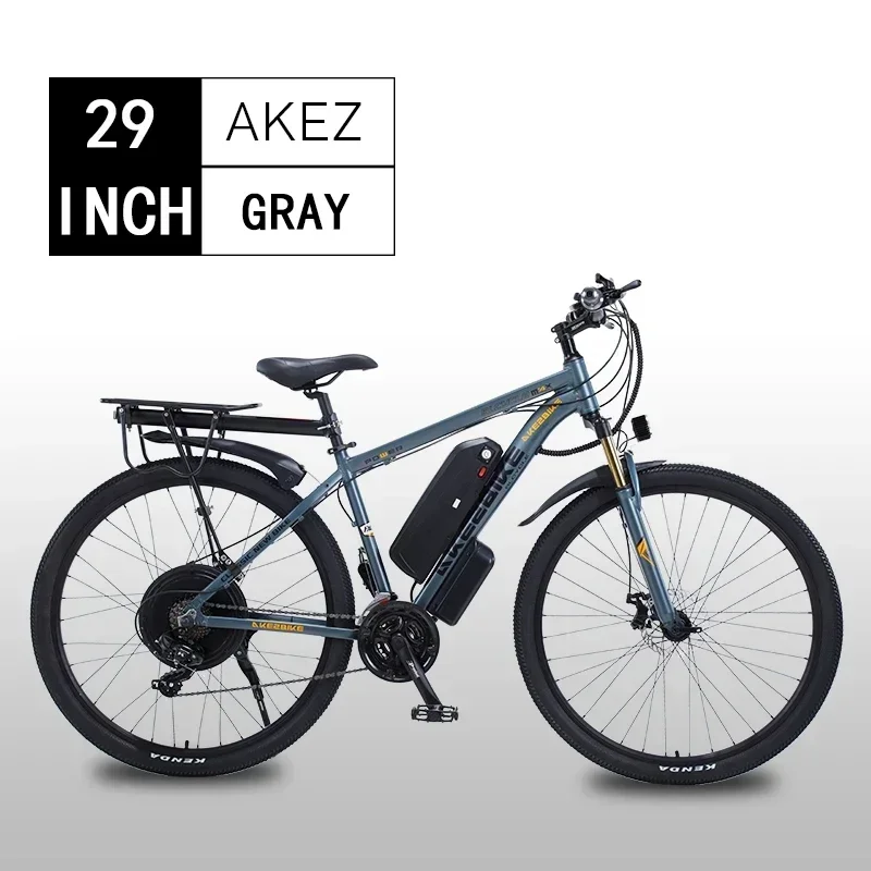 EBIKE 1000W City Electric Bike Removable 13Ah Lithium-ion Battery Ebike 60 Miles Range Dual Disc Brakes Alloy Electric Bicycle