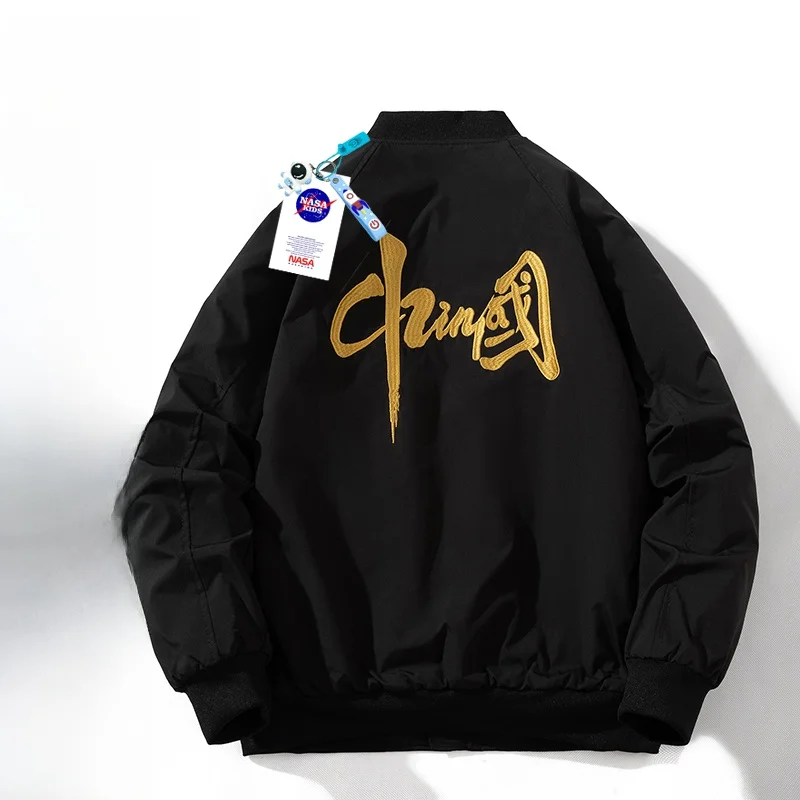 

Утепленная свободная бейсбольная хлопковая куртка на осень-зиму, водонепроницаемая, на молнии, молодежная, модная, Cleanfit Sle