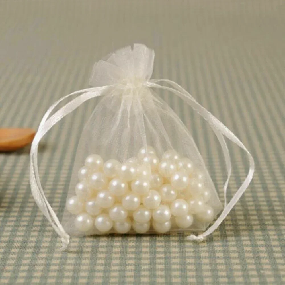 Pouches Organza Bags Favour Gifts Mini Party Pouch Set Small Storage Voile Net Candy Package Drawstring Wedding