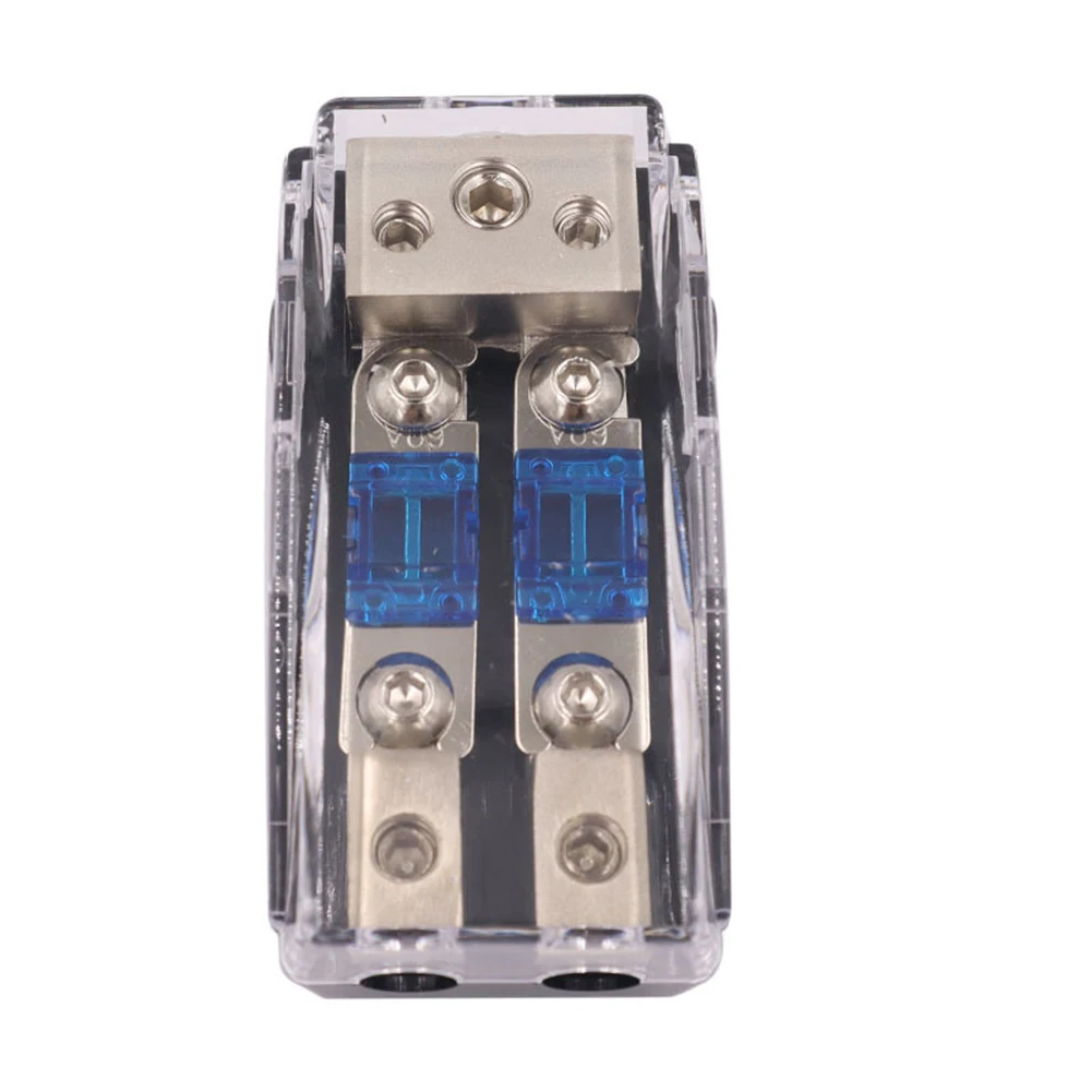 Reliable Mini ANL Blade Fuse Holder For Stereo Car Audio Power Distribution Block 3 Way Durable And Conductive Design