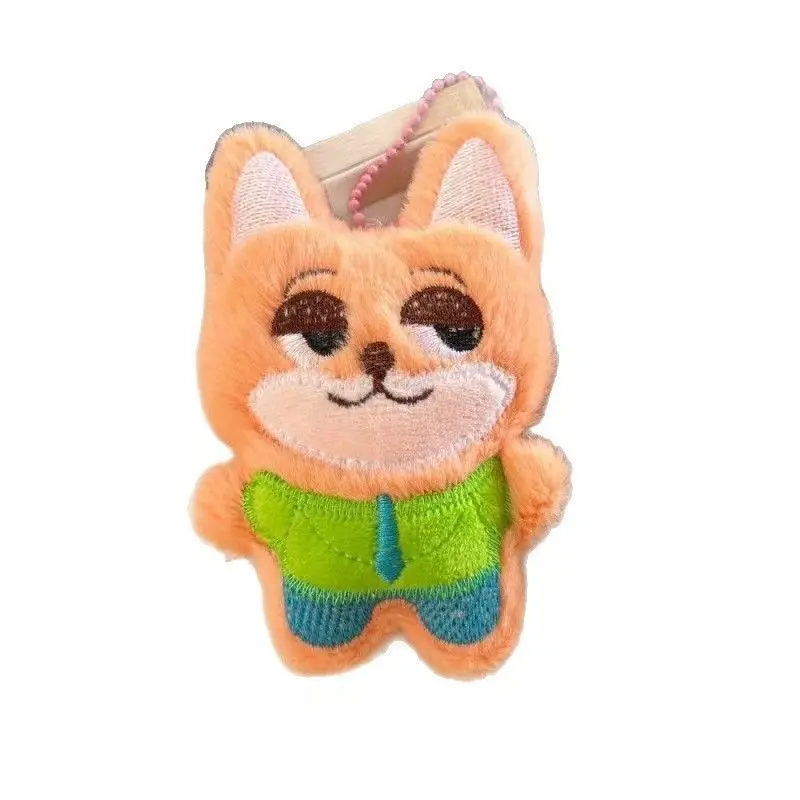 ديزني Zootopia البضائع ليتل فوكس نيك أنيمي الكرتون ألعاب من نسيج مخملي قلادة الإبداعية شخصية المفاتيح دمية هدية بالجملة #2