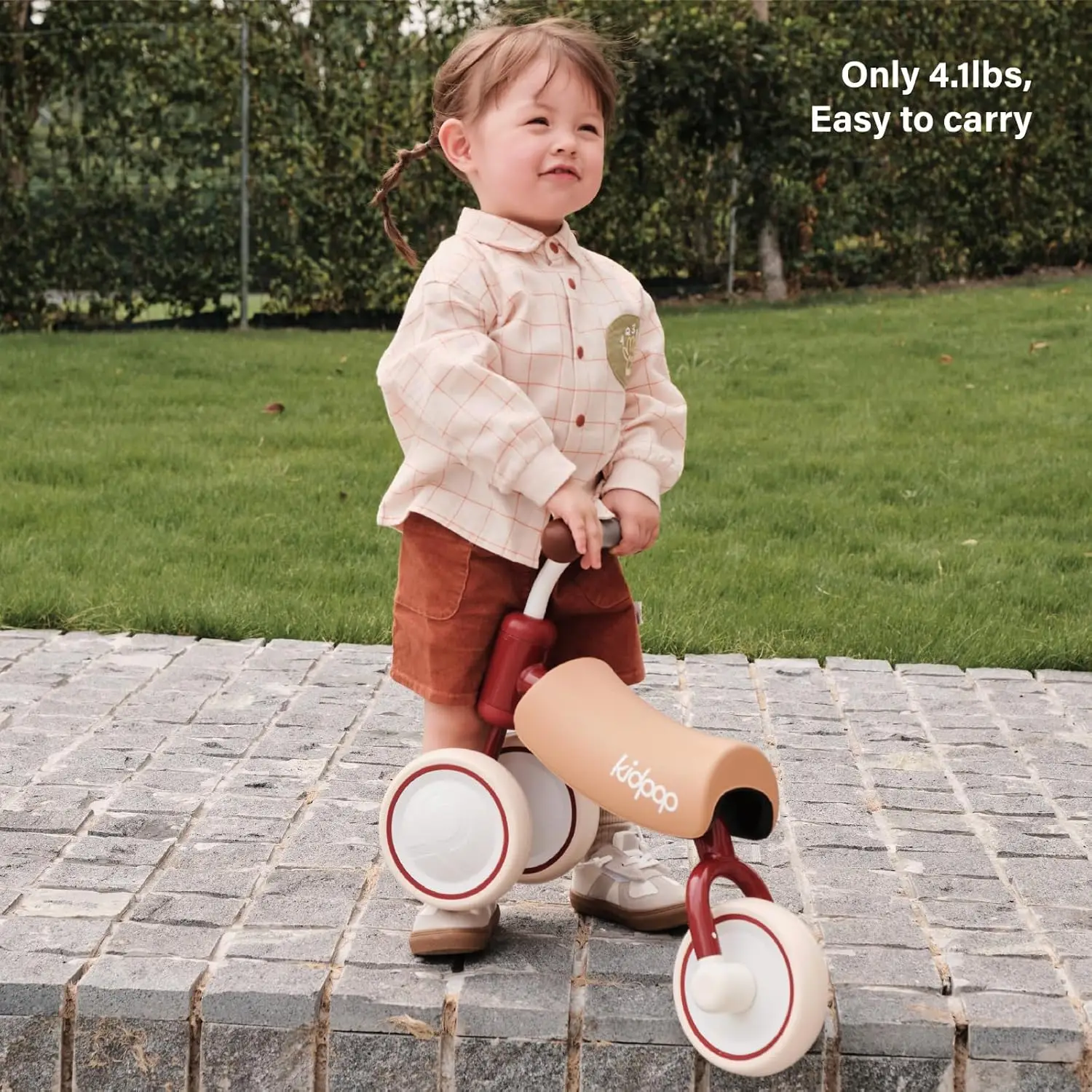 Bee Baby 밸런스 자전거, 1 세 유아용 장난감, 첫 번째 생일 선물, 빨간색