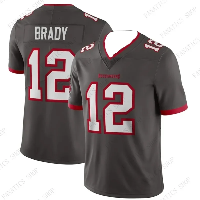 

2025 Summer Tom Brady Buccaneers Vapor F. U.S.E.Limited Rugby Jerseys #12 Training Jerseys Rugby Uniforms Adult Top Quality