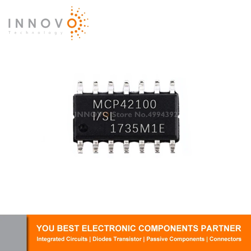 5 unids/lote MCP42100-I/SL MCP42050-I/SL MCP42010-I/SL SOP-14 DGT POT 100KOHM 256TAP IC CHIP nuevo original