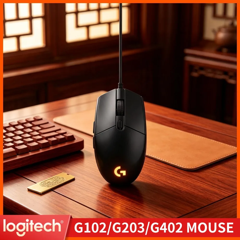 Logitech G102 Prodigy Gaming Mouse,Flexible Lighting Control,Adjustable Tracking Speed,Ideal For Multiplayer Online Games