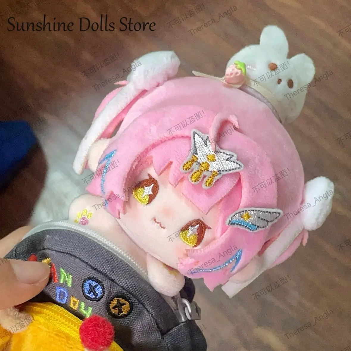 

Плюшевая кукла-фигурка Аниме Aemeath Wuthering Waves, милая, для косплея, с хлопковым телом, 10 см, мини-плюшевая игрушка со сменной одеждой, подарок