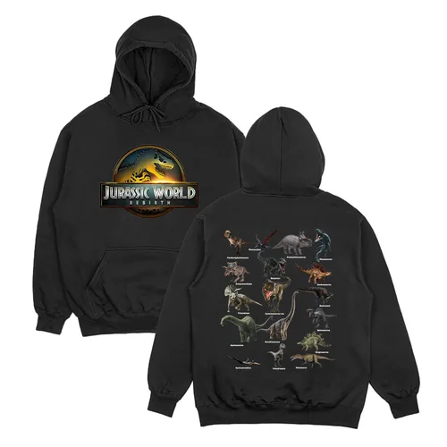 Sudaderas con capucha para hombre, sudadera con Logo de renacimiento de Jurassics World, sudadera de dinosaurios Unisex para mujer/hombre, jerséis de lana de manga larga, ropa informal suelta