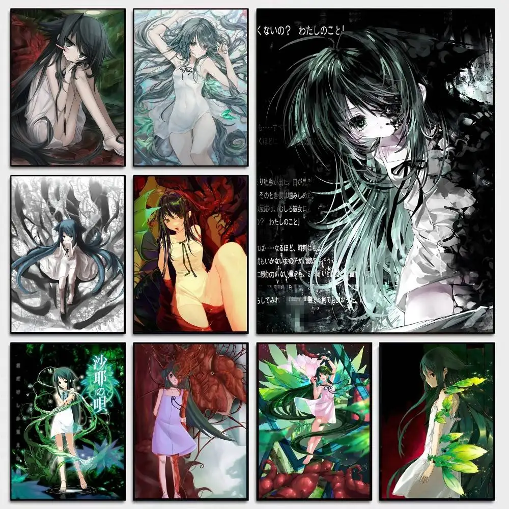 S-Saya no Uta The Song of Saya Anime Posters Sticky Whitepaper Prints Posters Artwork Kawaii Room Decor
