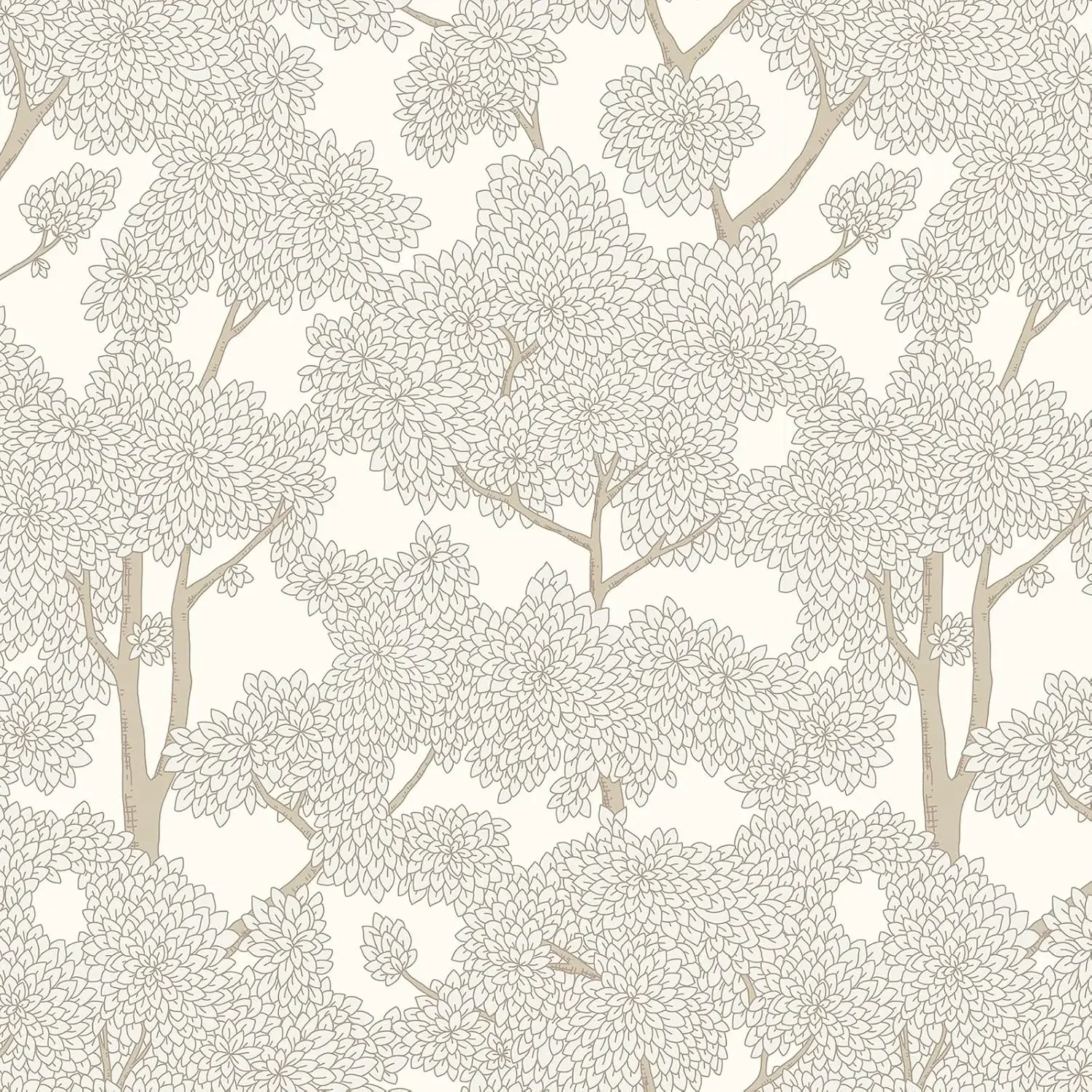 Tree Wallpaper Peel and Stick Vintage Forest Wall Mural Waterproof Removable Self Adhesive Wallpaper for Living Room Home Decor 