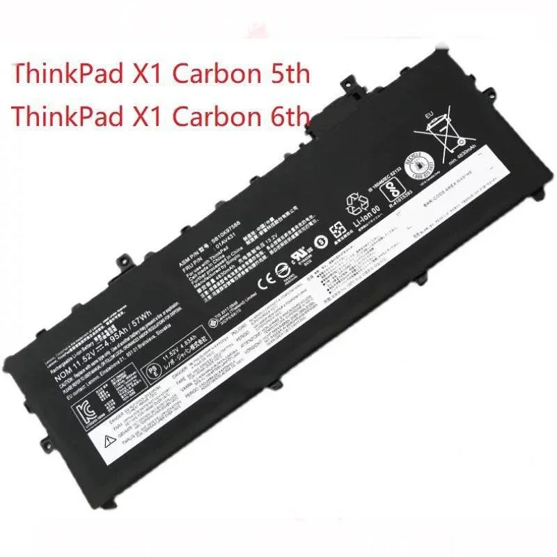 High Quality Laptop Batteries for Lenovo 01AV430 01AV431 01AV494 01AV429 SB10K97587 Notebook Battery