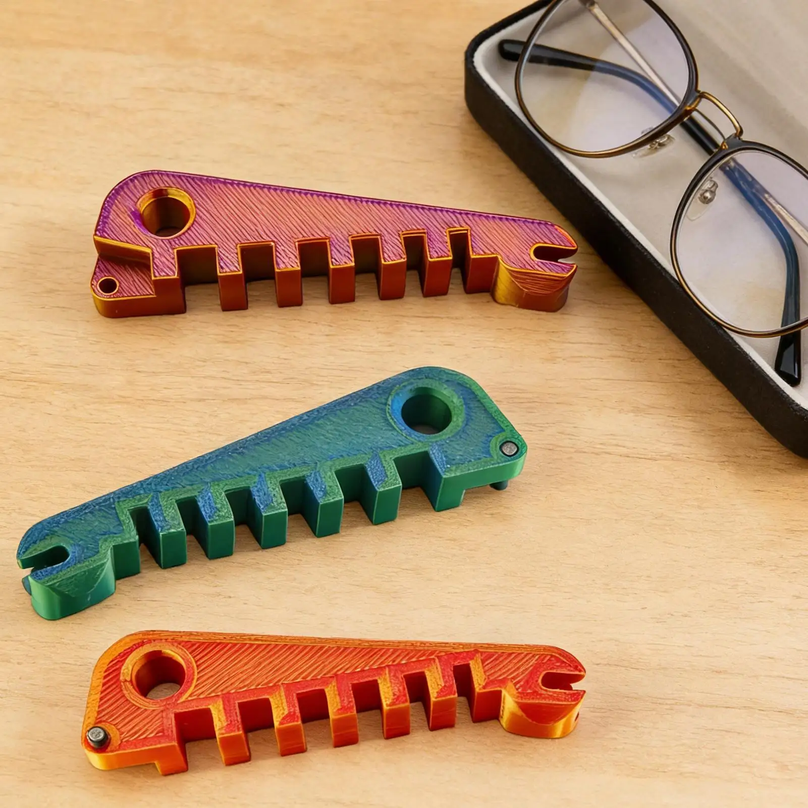 Anti-Slip Eyeglasses Adjuster Tool Kit Precision Bending Repair Tool for Glasses, DIY Gadget for All Skill Levels at Home Travel
