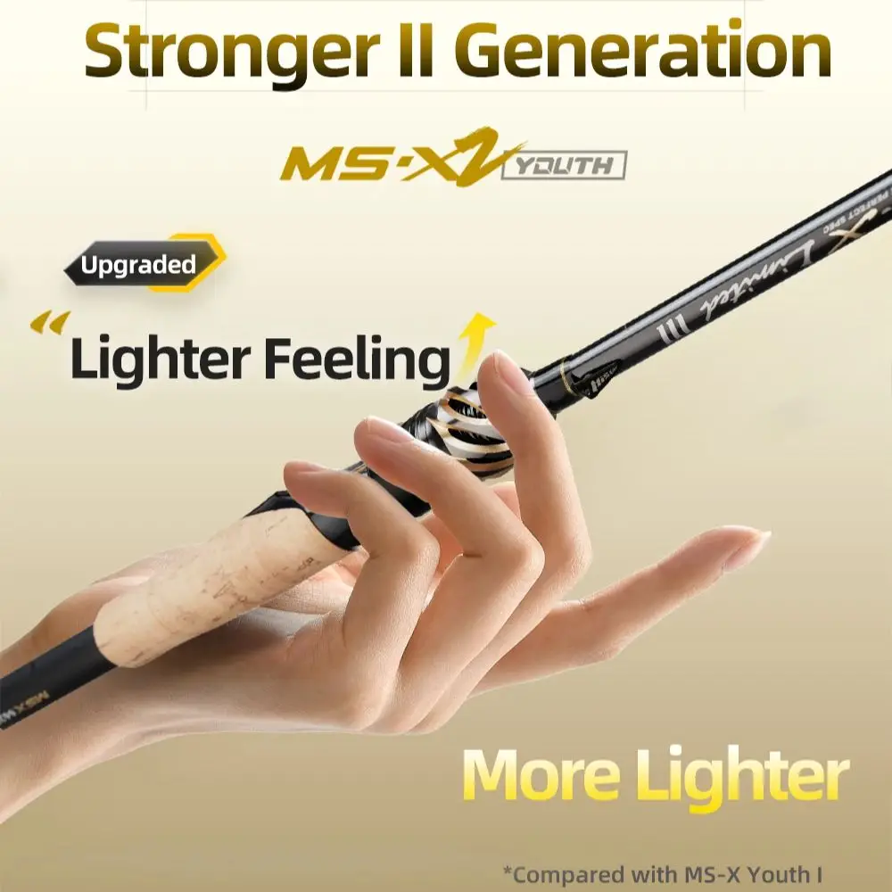 

Удилище спиннинговое HISTAR MS YOUTH II 1.98-2.4м с керамическими кольцами K SIC, быстрого строя, высококачественное, с легкой пробковой рукояткой