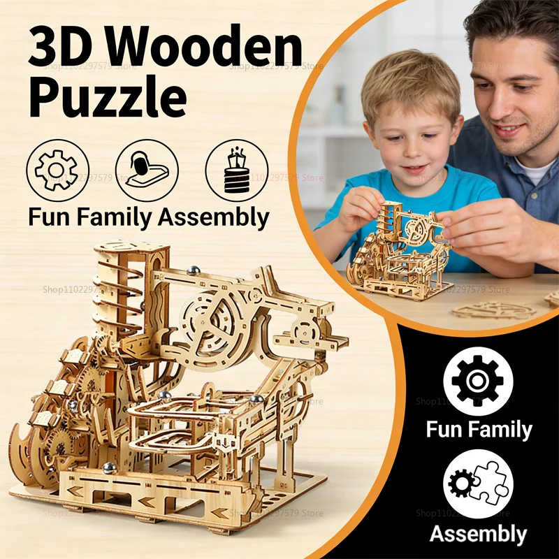 

Хит продаж: 3D-головоломка для самостоятельной сборки, развивающая игрушка для взрослых, высокой сложности, с шариками на треке, подарок