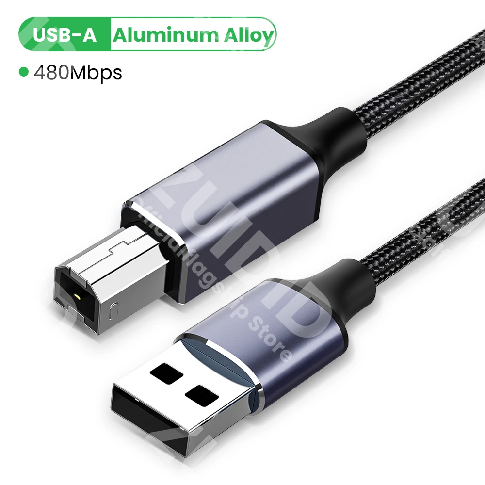 USB Type-C naar USB Type B 2.0-kabel voor nieuwe MacBook Pro HP Canon Brother Epson Dell Samsung Printer Type C Printer Scannersnoer