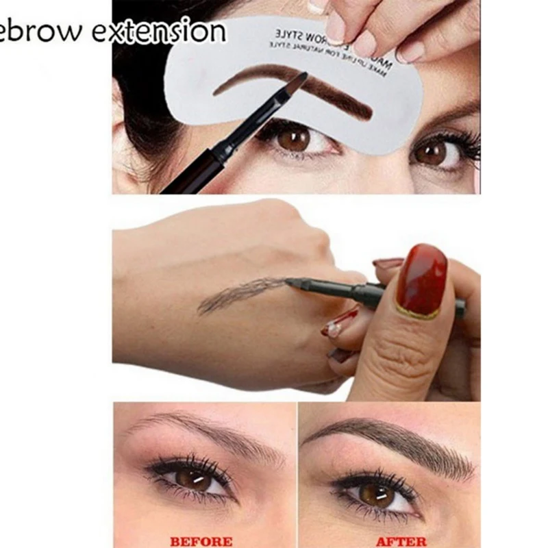Colore naturale henné sopracciglio Gel crema donne trucco sopracciglia tintura tinta sopracciglia impermeabile tatuaggio penna pennello Kit cosmetici
