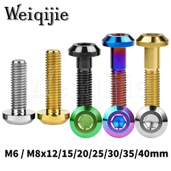 Weiqijie Titanium Bolt M6 / M8x12/15/20/25/30/35/40mm Hexagon Socket Head for Bicycle And Motorcycle Brake Disc