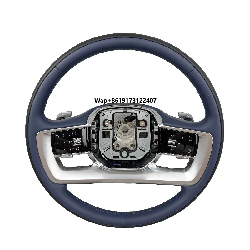 Фото Руль из натуральной кожи заводского производства для Defender 90 110 130 2020-2022: Обновление старого руля на новый