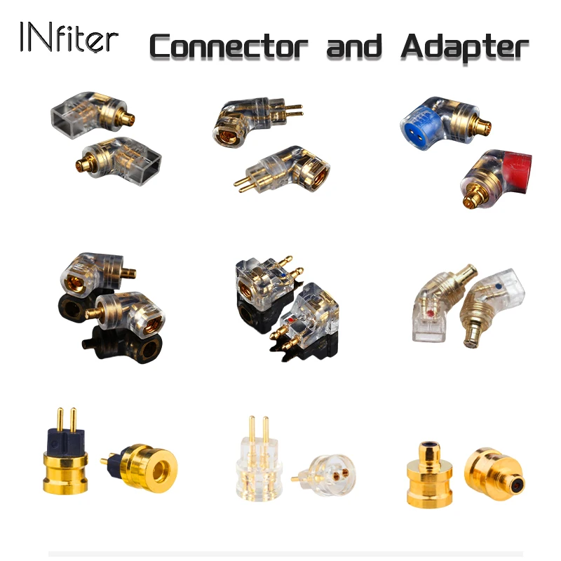 Adaptateur qdc 0.78 à mmcx 0.78 à 0.75mm 2pin a2dc à 0.78 mmcx ie40pro mmcx ear pentaconn ear 2pin mmcx fitear