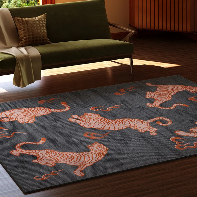 

Ковер в ретро-стиле для спальни, большой, роскошный, для гостиной, моющийся, для прихожей, противоскользящий, мягкий домашний коврик