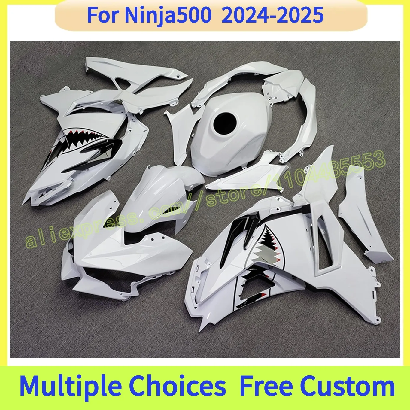 

Обтекатель послепродажного обслуживания для KAWASAKI Ninja 500 2024 2025 NINJA 500 EX500, сменный комплект для мотоцикла