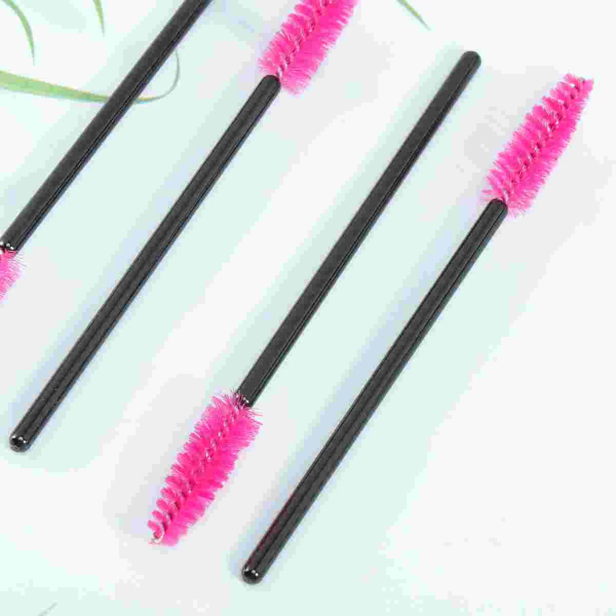 100 Pcs Face Travel Eyelash Brush Makeup Mascara Wands Brushes Applicators Cleaning