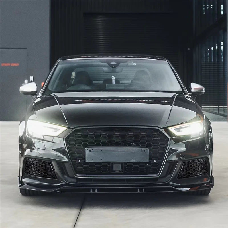 

1 пара переднего бампера, противотуманная фара, рамка, крышка, сотовая сетка для A3 8V Sline S-Line S3 RS3 2017-2020