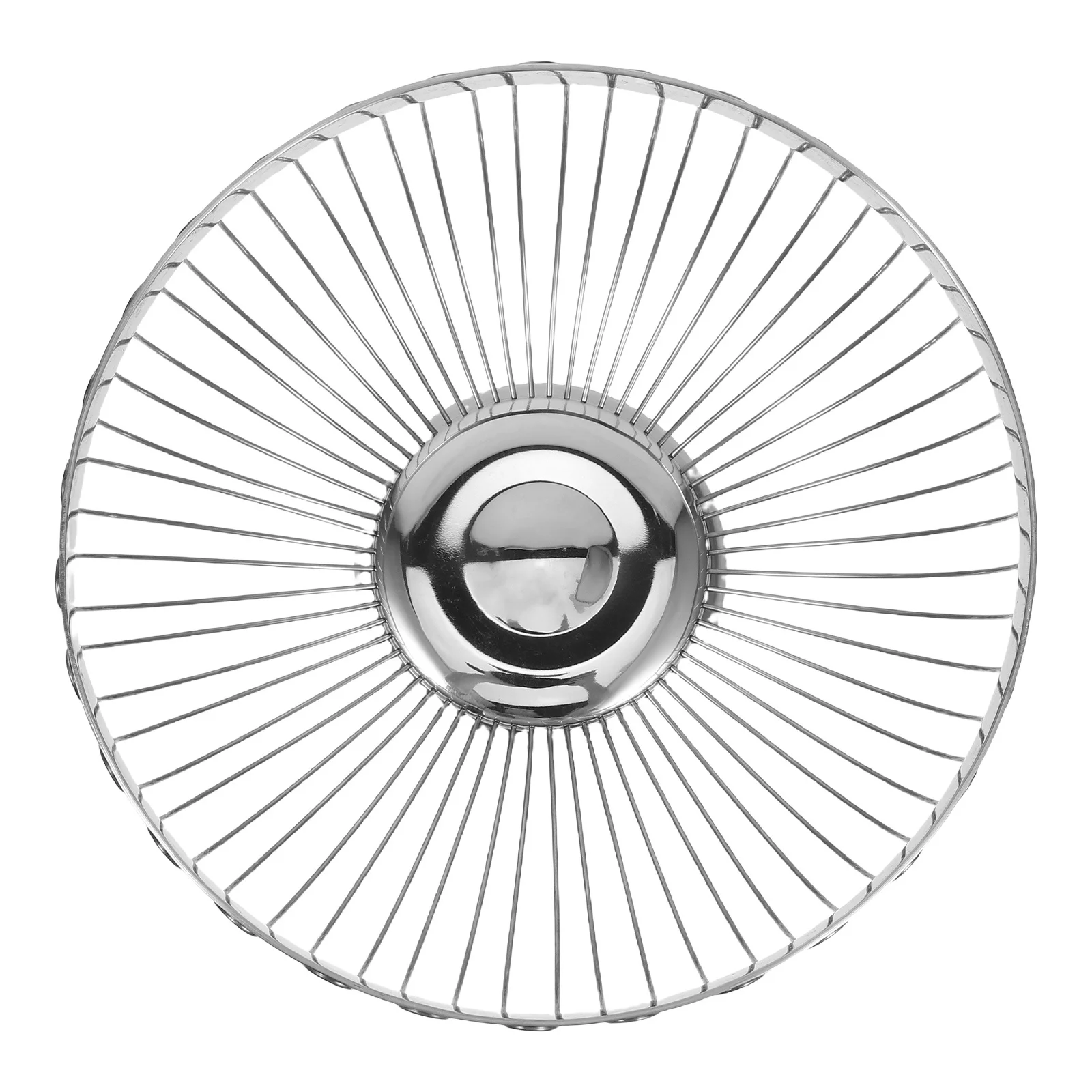 

Multifunctional Stainless Steel Fruit Basket Kitchen Storage Container Size 3 Fresh Vegetable Bowl Wide Open Design Easy Access