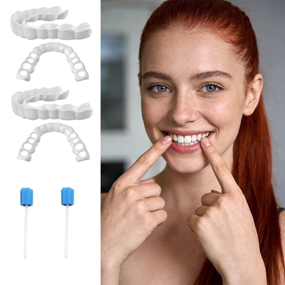 

Luxury Premium Style Teeth Veneers Reusable Instant Smile Whitening High End Design for Special Occasions H2931