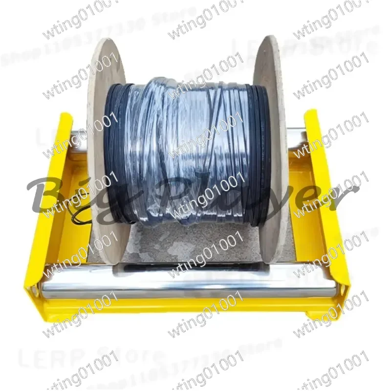 for 20-50cm Reel Heavy Duty Cable Drum Roller Stand Adjustable Pulley Dispenser for Easy Wire Unwinding Smooth Rotation