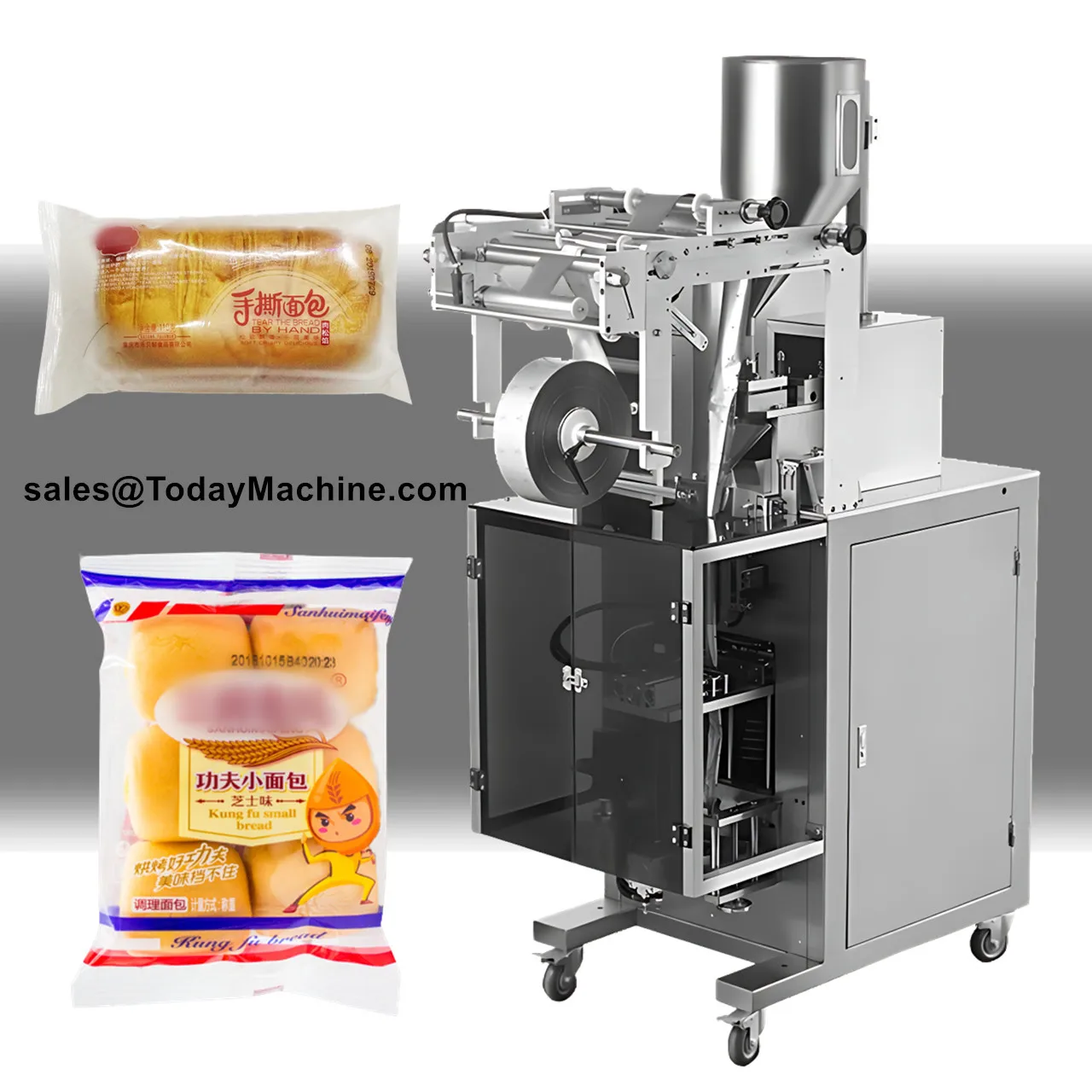 Vertical Manual Puff Food Sachet Banana Chips Packing Machine