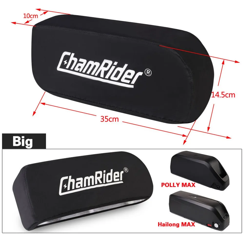 1pc Frame Battery Cover Waterproof Dustproof Anti Mud Dustproof Cover For Hailong- E-Bike Battery Bag Electric Biycle Accessory