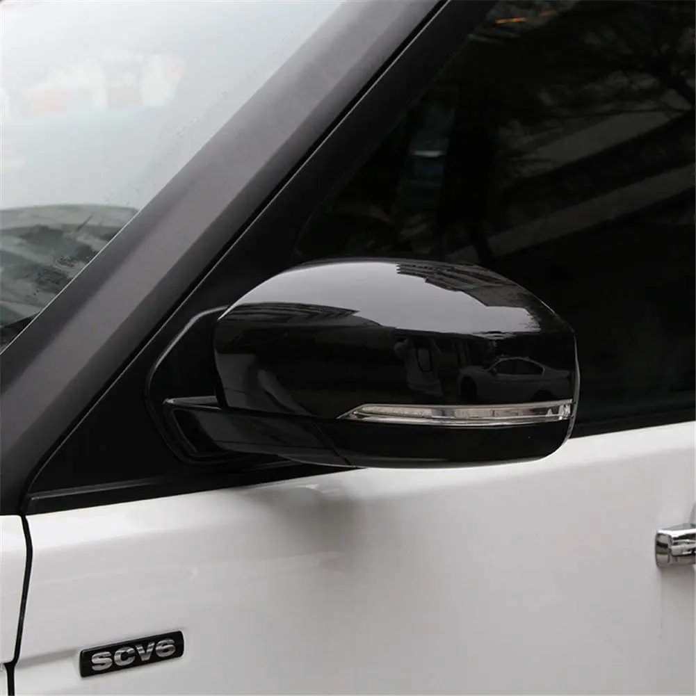 For Land Rover Discovery 4 5 Rang Rover Sport Vogue, Full All-inclusive Side Rear-view Mirror Cap Cover Trime Black ABS Plastic