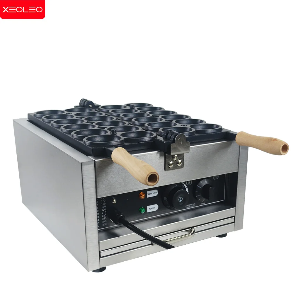 XEOLEO Kommerzielle Waffeleisen in Form einer Gänseei mit 12 Löchern, 1800 W, Waffelmaschine, elektrische Gänseei-Kuchenmaschine, antihaftbeschichtet