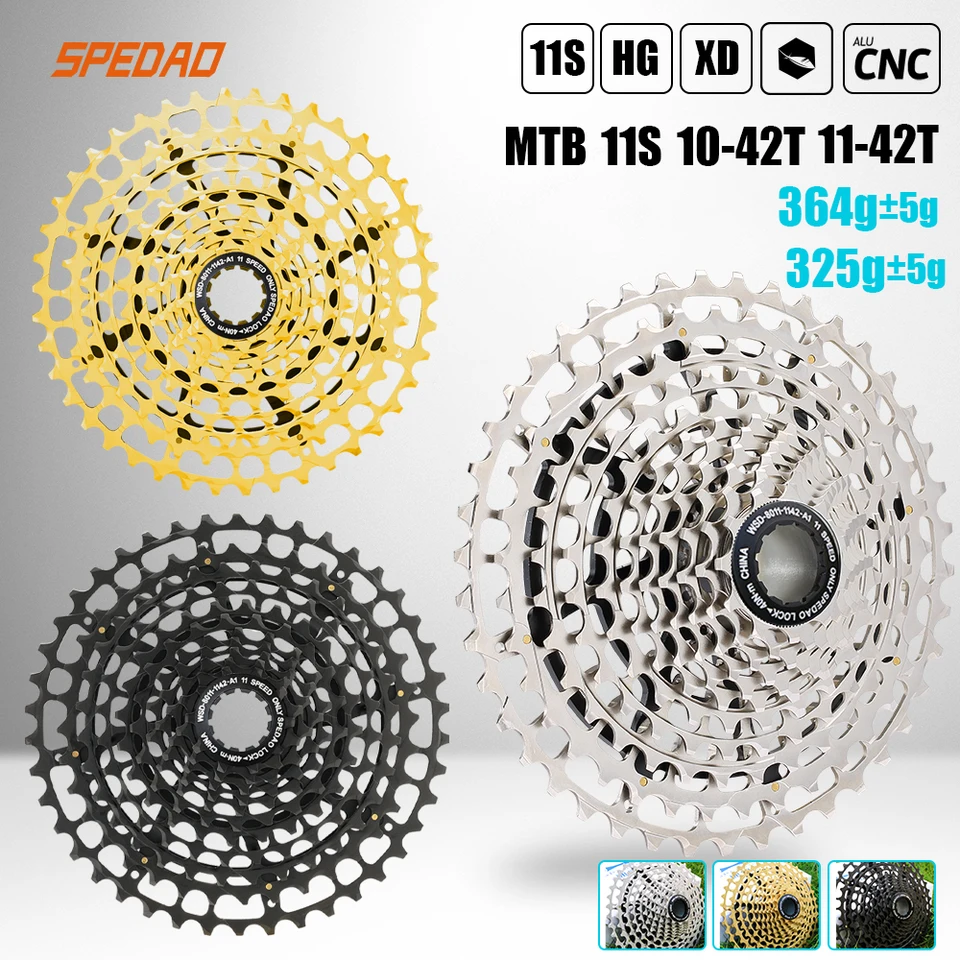 SPEDAO 10-42T 11-12 11Speed Bicycle Cassette 11v MTB Bike