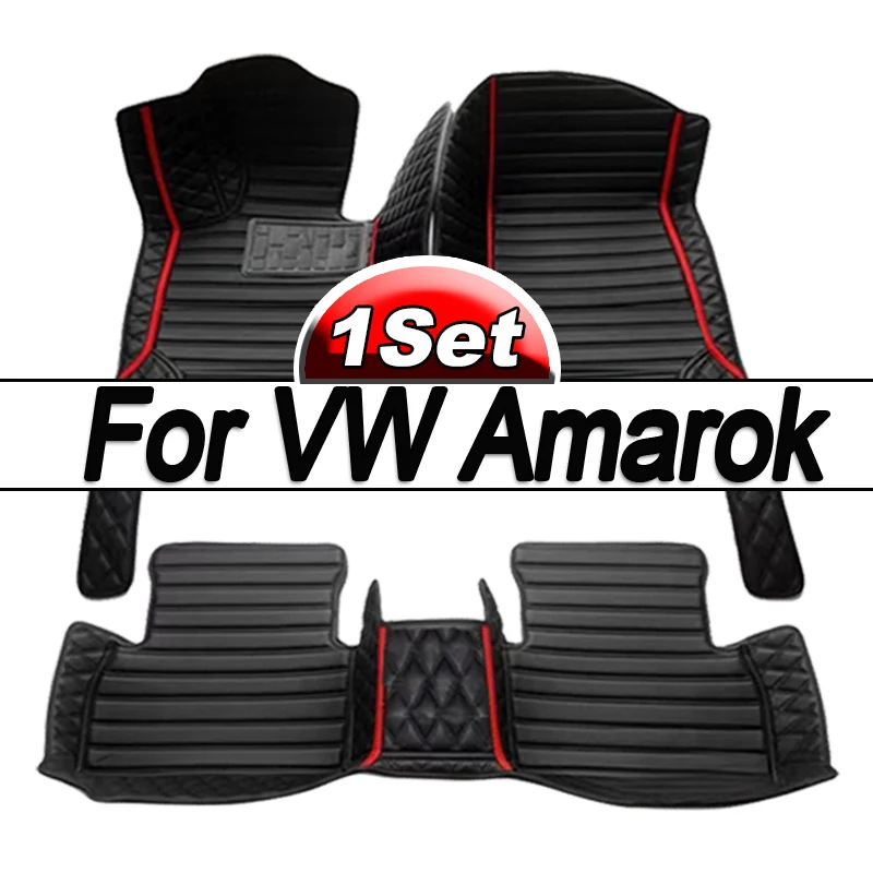 

Автомобильные коврики для Volkswagen VW Amarok 2010 ~ 2022, напольный коврик, автозапчасти, коврик, роскошный кожаный коврик, автомобильные аксессуары