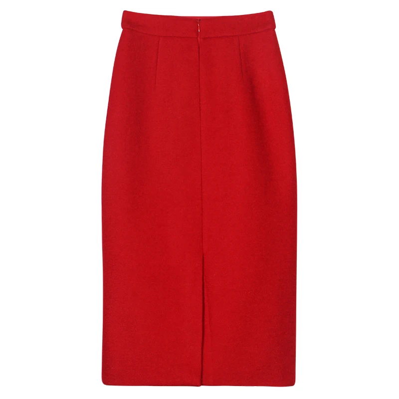 2025 new fashion round neck red celebrity high-end temperament design tweed jacket + skirt suit