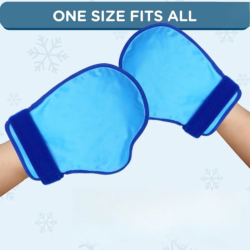 Ice Packs, Gloves, Foot Covers, Ice Caps, Reusable, Cold Compress for Hand Foot Burns, Cold Compress To Cool Down Relieve Pain view 4