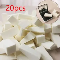 20 Pcs Triangle Cosmetic Puff Soft Dry And Wet Blend Smearing Makeup Sponge Face Foundation Concealer Powder Puff Women