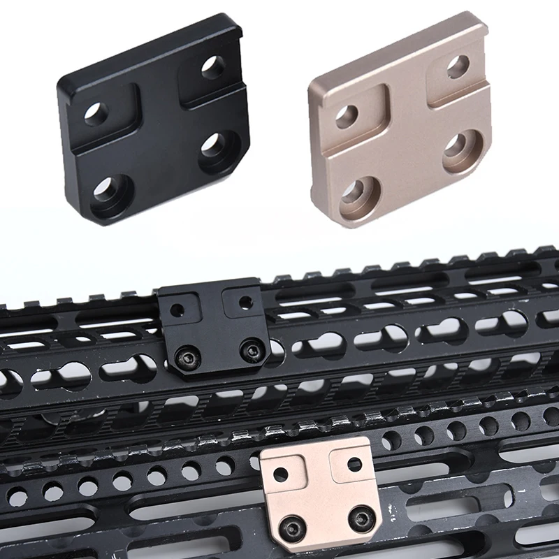 M300 M600用タクティカル懐中電灯マウント - CNCベースメタルオフセットスカウトクイックデタッチレールMlokレールトイガン用ハンティングアクセサリー