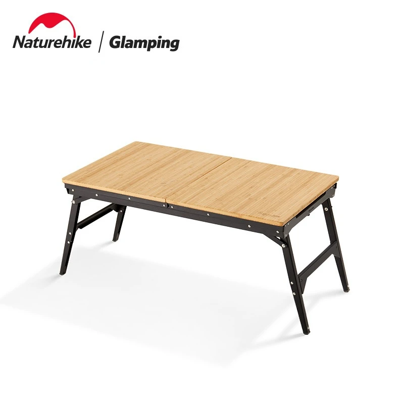 Naturehike IGT 竹製スライドテーブル アウトドア キャンプ 折りたたみ