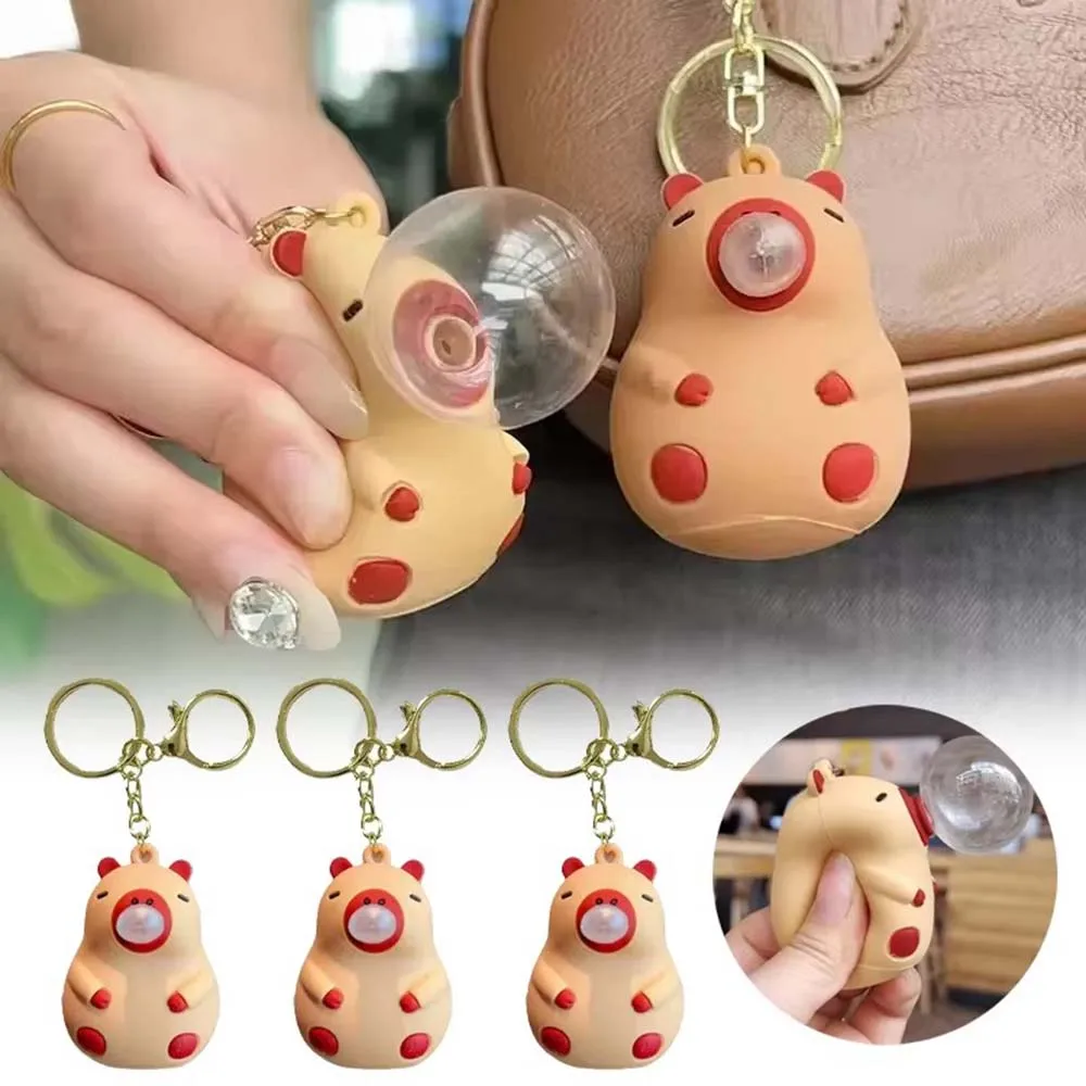 Cute Capybara Keychains Capybara Pendant Keychains Bag Pendant DIY Decoration Accessories